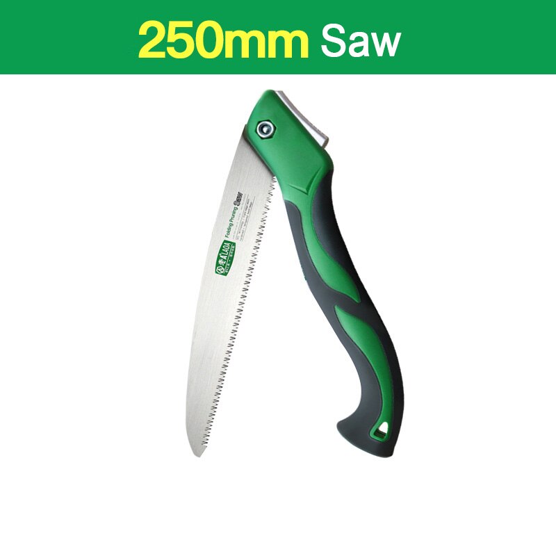 LAOA 9T Folding Saw Garden Pruning Saw Outdoor Handsaw Sharp Saw: 250mm saw