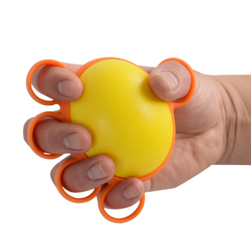 1 Pcs Finger Grip Ball Massage Rehabilitation Training Elderly Exercise Ball Hand Finger Strength Circle Grip Device Grip Tool
