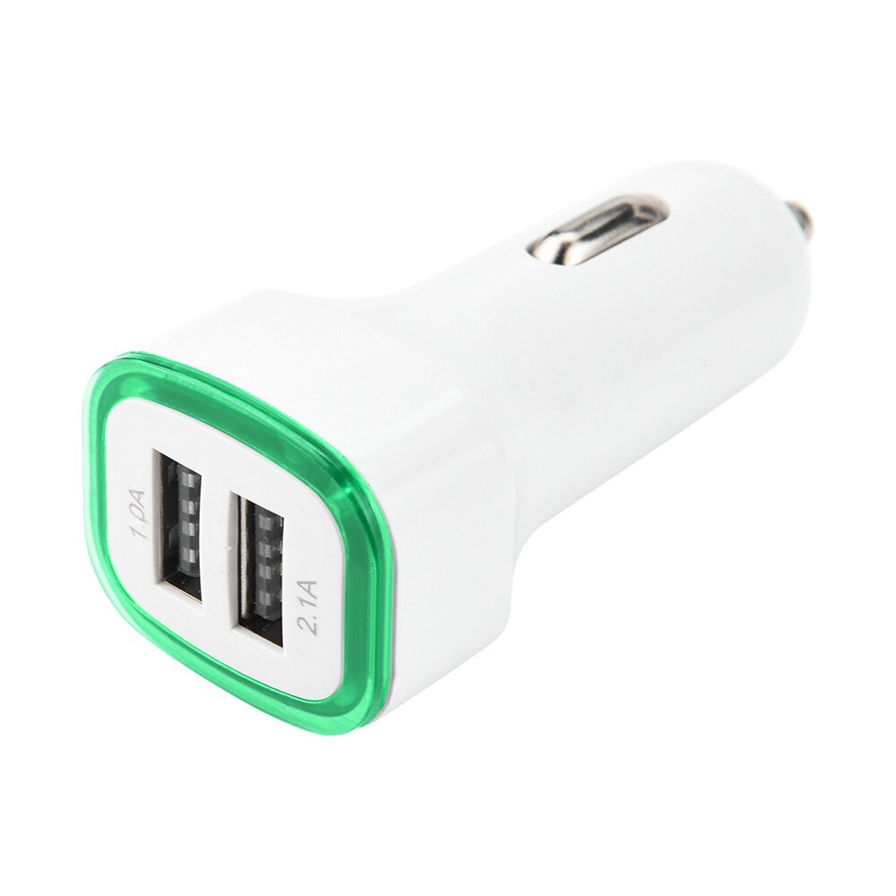 2,1 EINE LED Dual USB Auto Ladegerät Universal 2 Port Schnelle Lade Ladegerät Adapter Zigarette Buchse Leichter Für Telefon