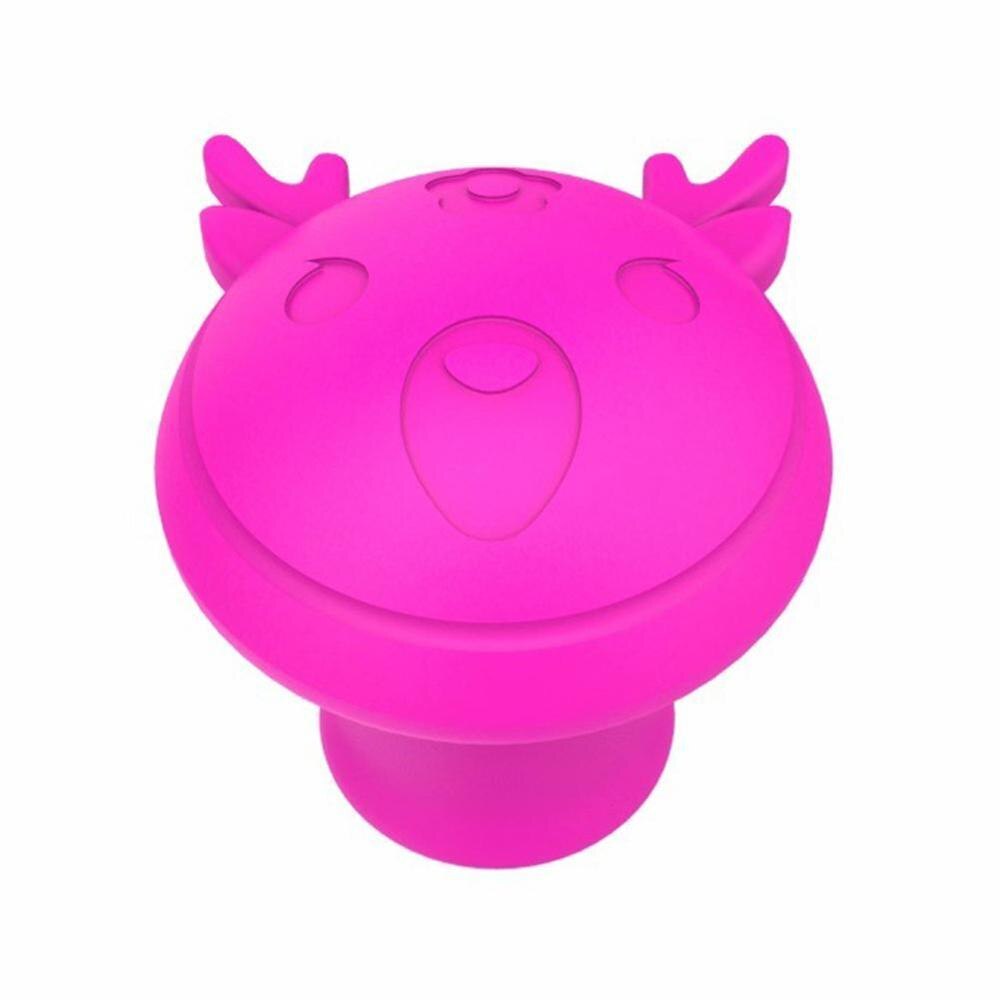 Cute Animal Girl Perfect Face Shape Maker Ball Muscle Trainin Fitness Ball Neck Face Toning Jawrsize Jaw Muscle Training: deer B