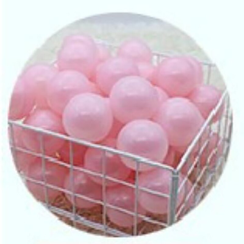 100pcs New Variopinta Palline di Plastica Giocattoli Soft Water Ocean Wave Palle per La Piscina Del Bambino Swim Pit Giocattoli Outdoor aria di Sport Regalo Palla: pink