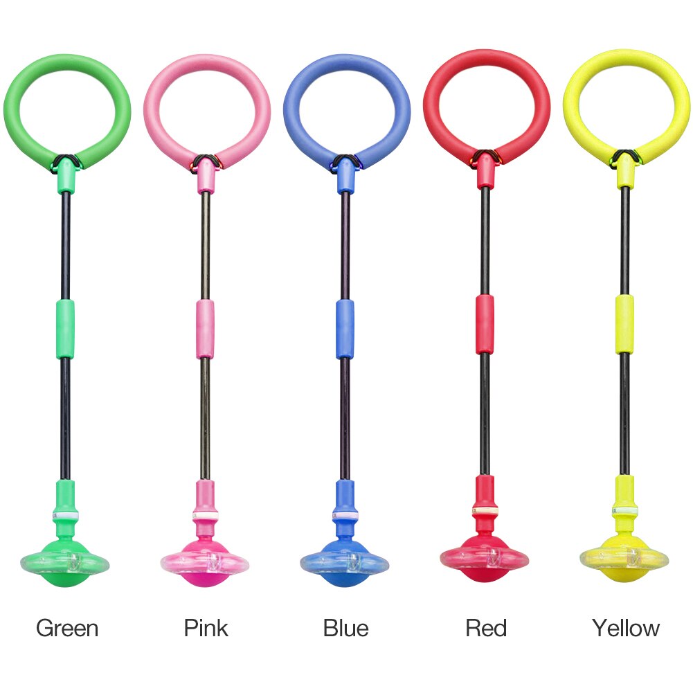 freundlicher glühend hüpfen Bälle Eine Fuß LED-Blitz Springen Seil Knöchel Überspringen für freundlicher Jungen Mädchen Bildung Spielzeug