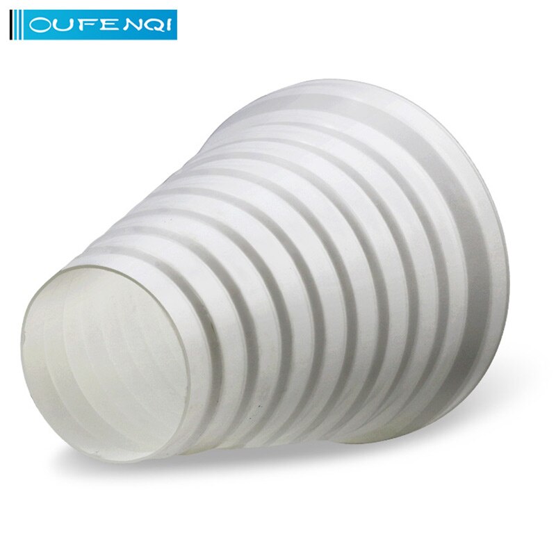Range hood exhaust pipe size reduction adapter plastic reduction check valve ventilation exhaust pipe diameter circle