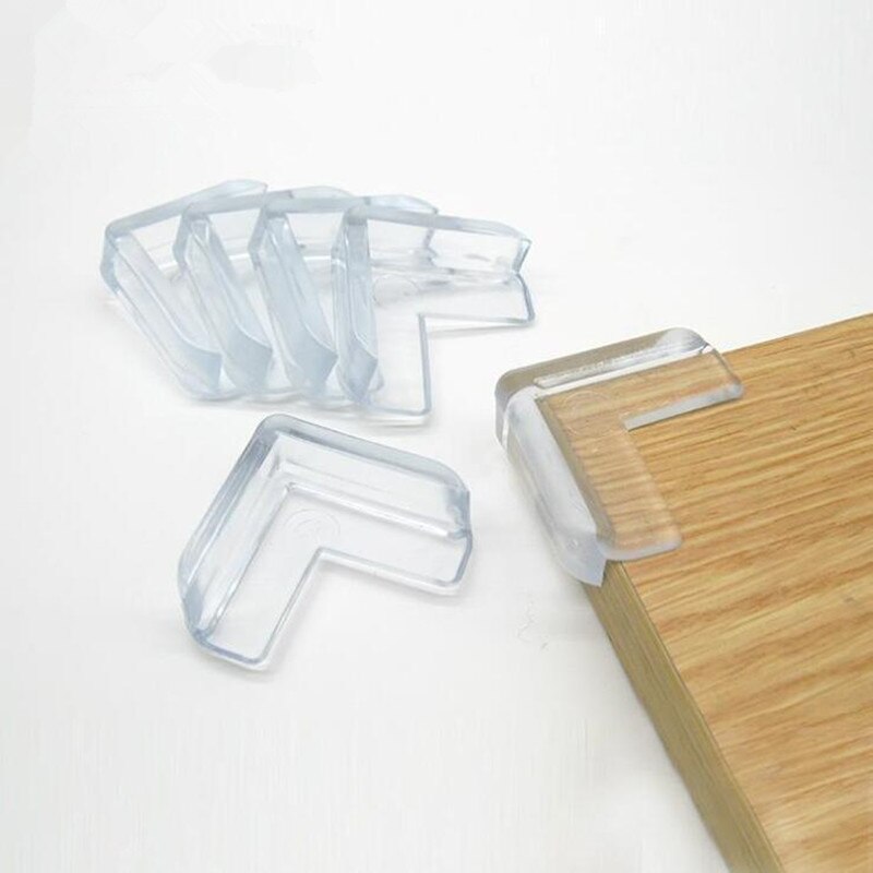 2Pcs/set Table Corner Protector for Baby Toddler Glass Teapoy PVC Soft Corner Guards Child Safety Edge Security Proof Corners