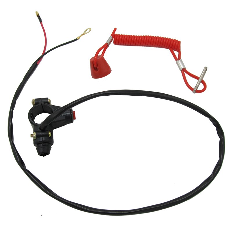 Emergency Stop Switch Button Kill Practical Lanyard Boat Cut Off Safety Tether Outboard Motor Accessories