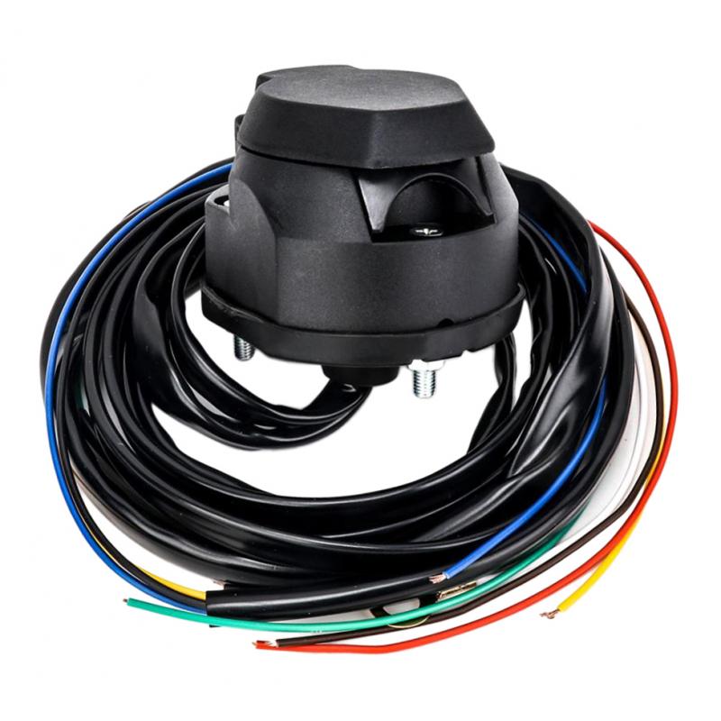 7-Pin Trailer Socket Extension 5ft Wire Europe Car Trailer Connector Parts