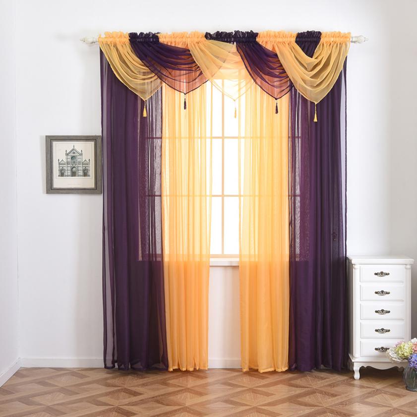 Voile Curtain Swags All Colours Pelmet Valance Net Curtains Voile Swag t1226
