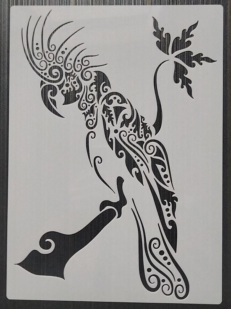 Pochoirs de bricolage 21x29Cm, 1 pièce, tête de bouddha, pour peinture murale, meubles, Scrapbook, coloration, gaufrage, Album, modèle décoratif: H17