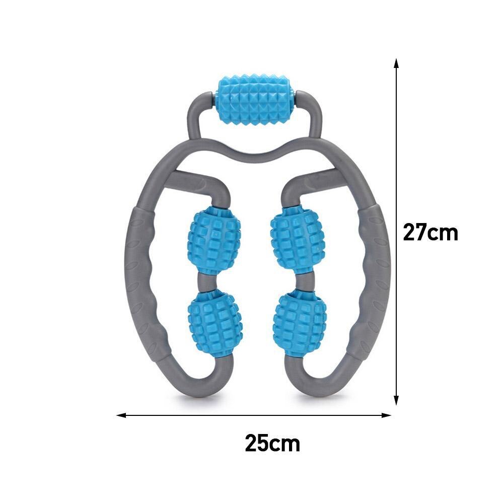 Ring Massager Muscle Relaxer Roller Roller Arm Leg Neck Roller Massage Roller Fitness A0Q1