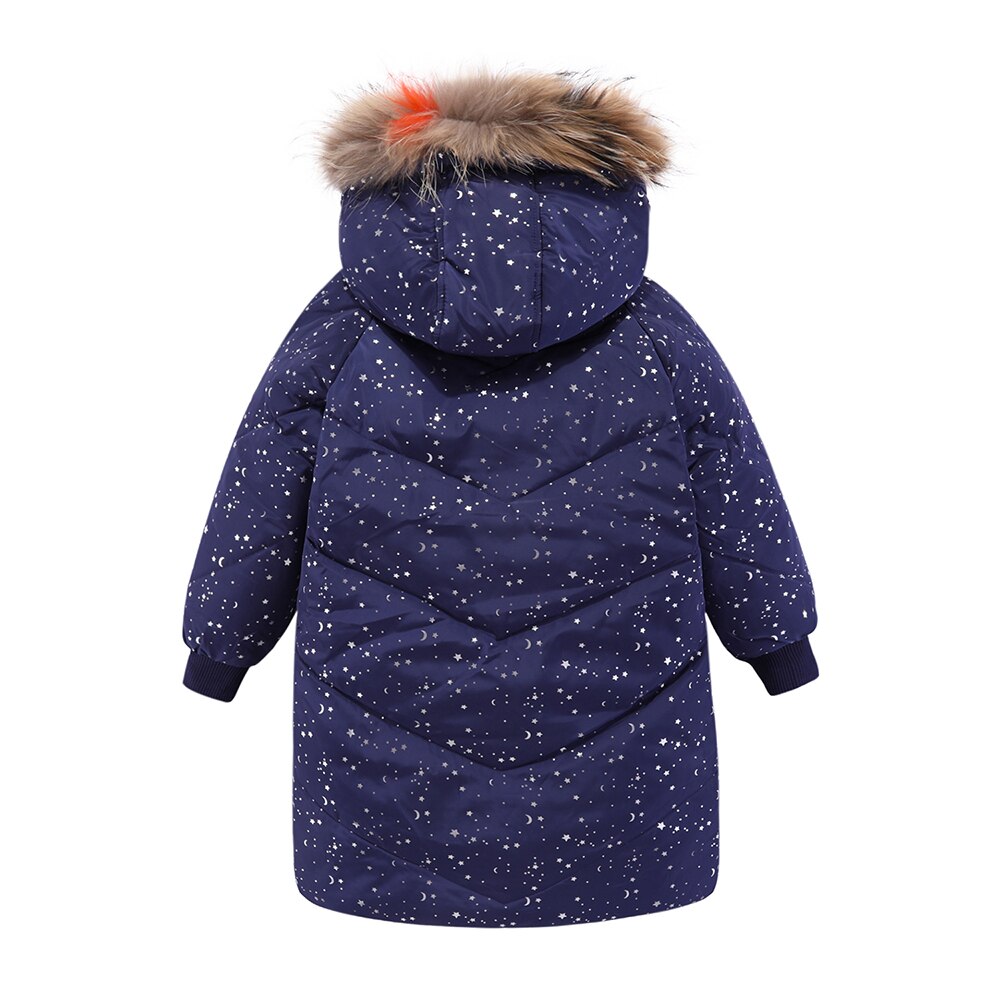 Mudkingdom Kinderen Jongens Meisjes Donsjacks Winter Faux Fur Hooded Jassen Kinderen Dikker Warme Sneeuw Jas