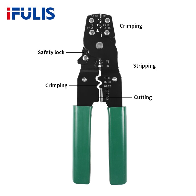 HS-202B Crimping Pliers Wire Cable Crimper Cutter Pliers Terminal Pliers Tool HS-202D