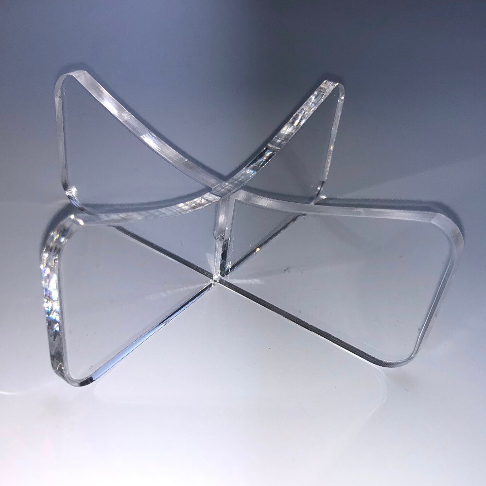 Soporte de exhibición para balón de acrílico transparente, Base de soporte para balón de fútbol, voleibol, baloncesto y Rugby, 12,5x5cm, 1 pieza