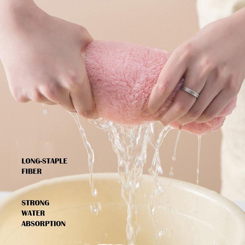 Microfiber Dry Hair Cap Super Absorbent Quick-dry Hair Hat Hat Bathroom Towel Bath Women Cap Accessories M9M8