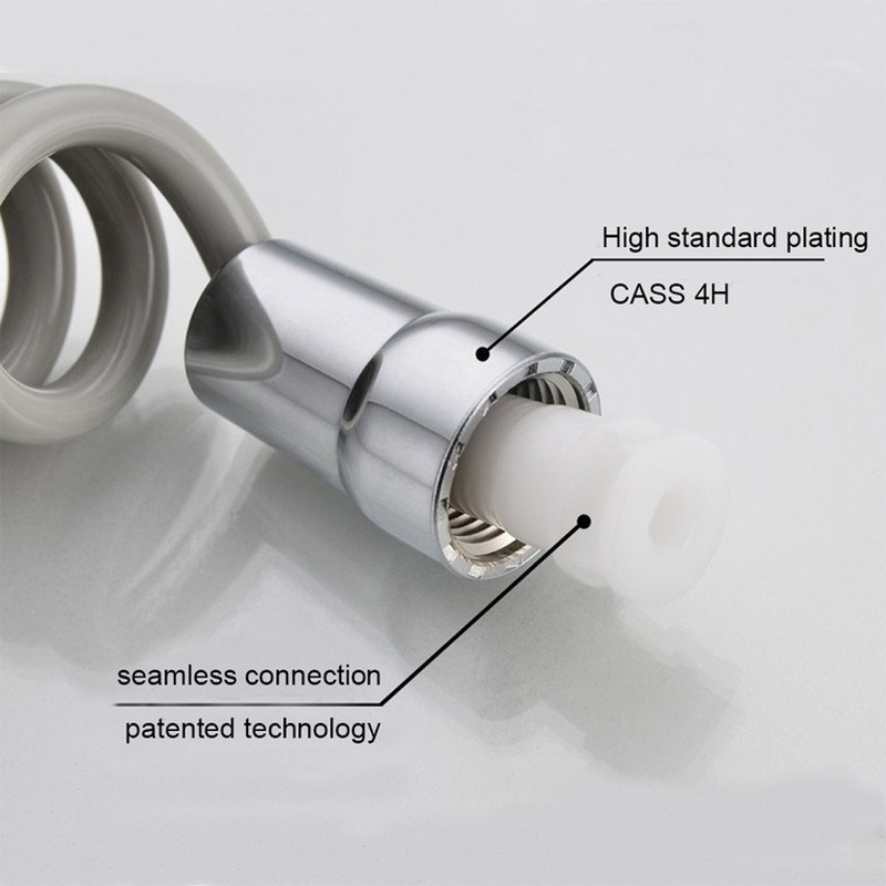 Retractable Spring Shower Hose Toilet Spray Gun Spring Hose Shower Shower PU Hose Bidet Connection Hose