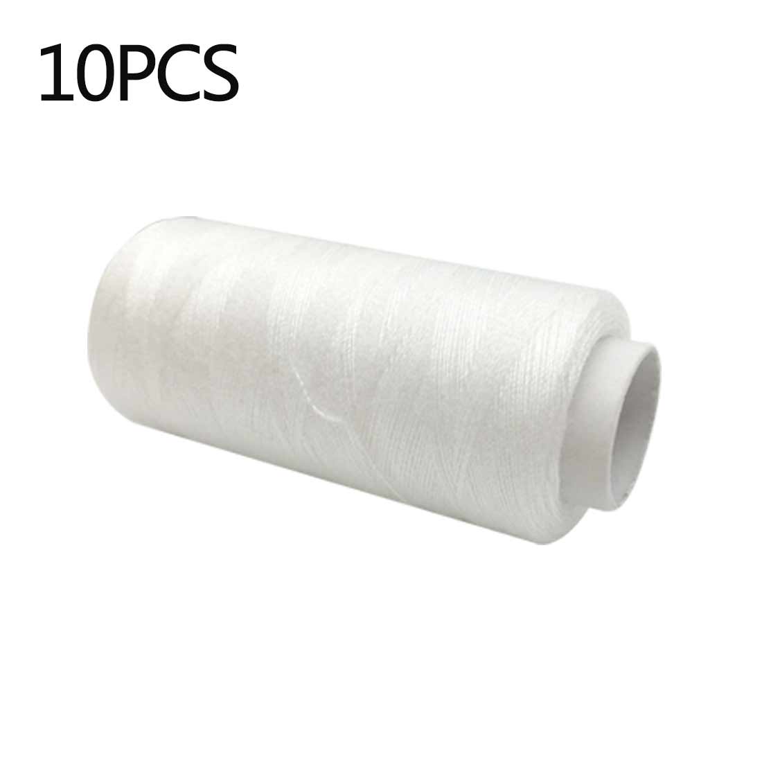 Sewing Machine Mini Portable Electric Household Crafting Mending Foot Pedal To Sew Adjustable Speed Kit For Home Beginners: 10pcs white