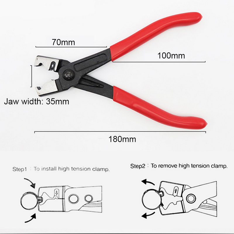Hose Clip Pliers R Type Collar Clamp Water Pipe CV Boot Clamp Calliper Car Repair Hand Tools