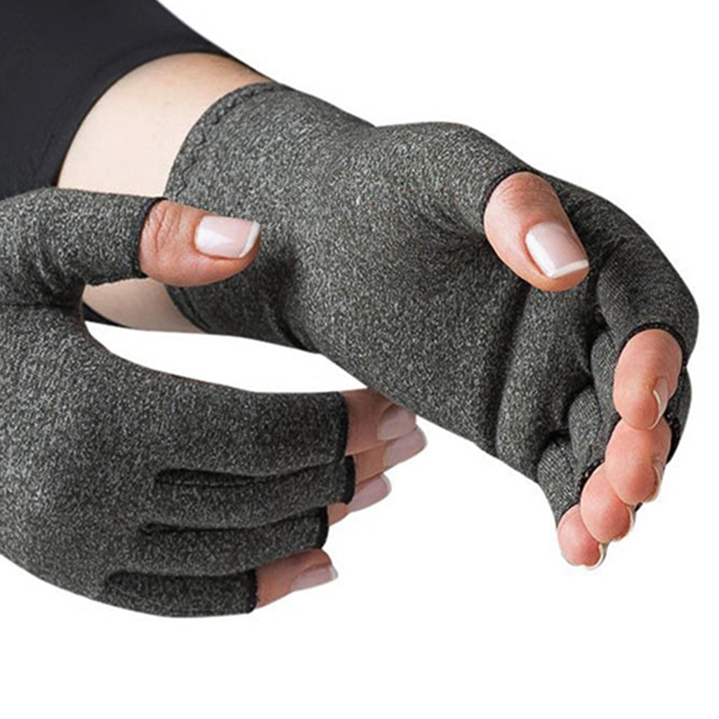 Arthritis Gloves Compression Support - Fingerless Gloves For Pain Relief & Circulation