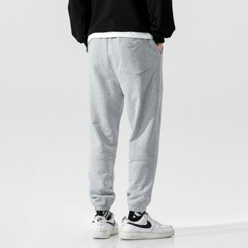 Spring bomuld joggers herre sport joggingbukser herre løbetræningsdragt herre træningsbukser streetwear herre blå bukser