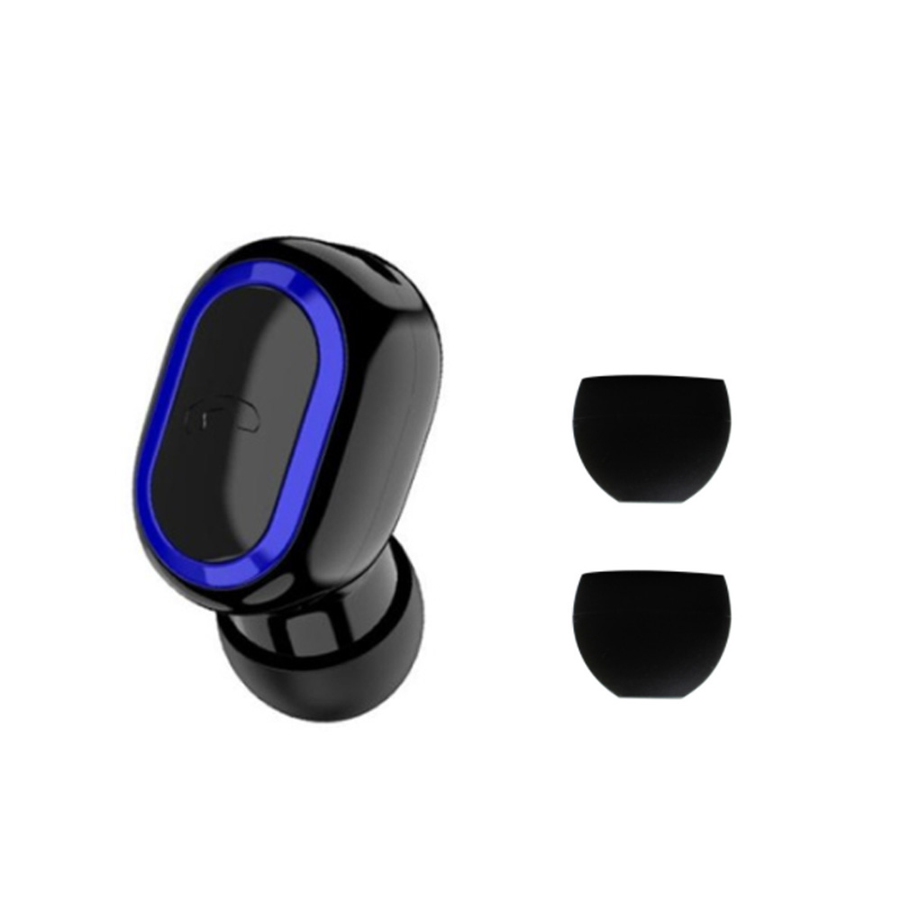 Auriculares internos Bluetooth 5,0 Mini, auriculares inalámbricos con micrófono, auriculares estéreo 3D para Samsung, Huawei, Xiaomi, Android e IOS: T31-Black