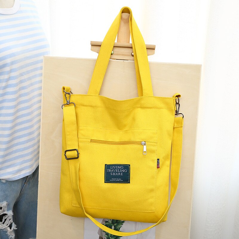 Sac à épaule toile souple pour femmes, sacoche à lettre souple pour étudiantes, sacs d'école pour filles,