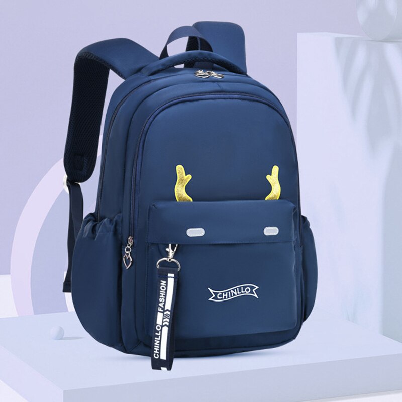 Oyixinger 2022 Student Schooltas Basisschool Mooie Satchel Voor Meisjes En Jongens Grote Capaciteit Effen Kleur Brede Band Zakken