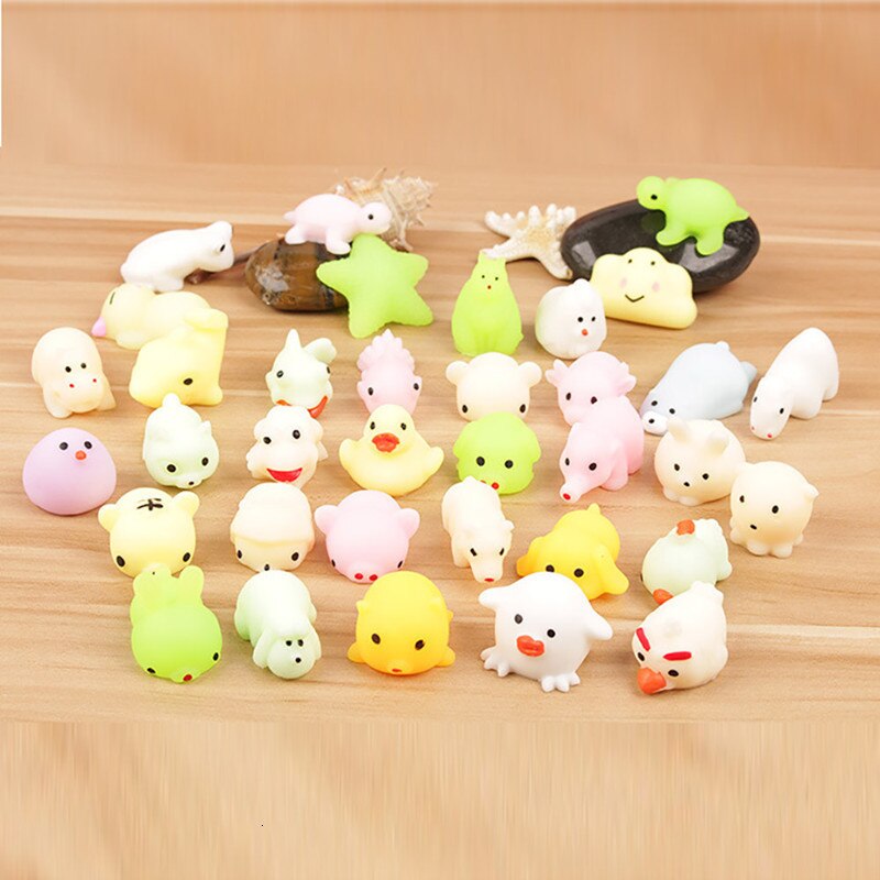 Mooie Lichtgevende Mochi Mol Puss Squeeze Fun Kinderen Kawaii Speelgoed Sussen De Inspanning Van Cure Decoratie Ontluchting Druk