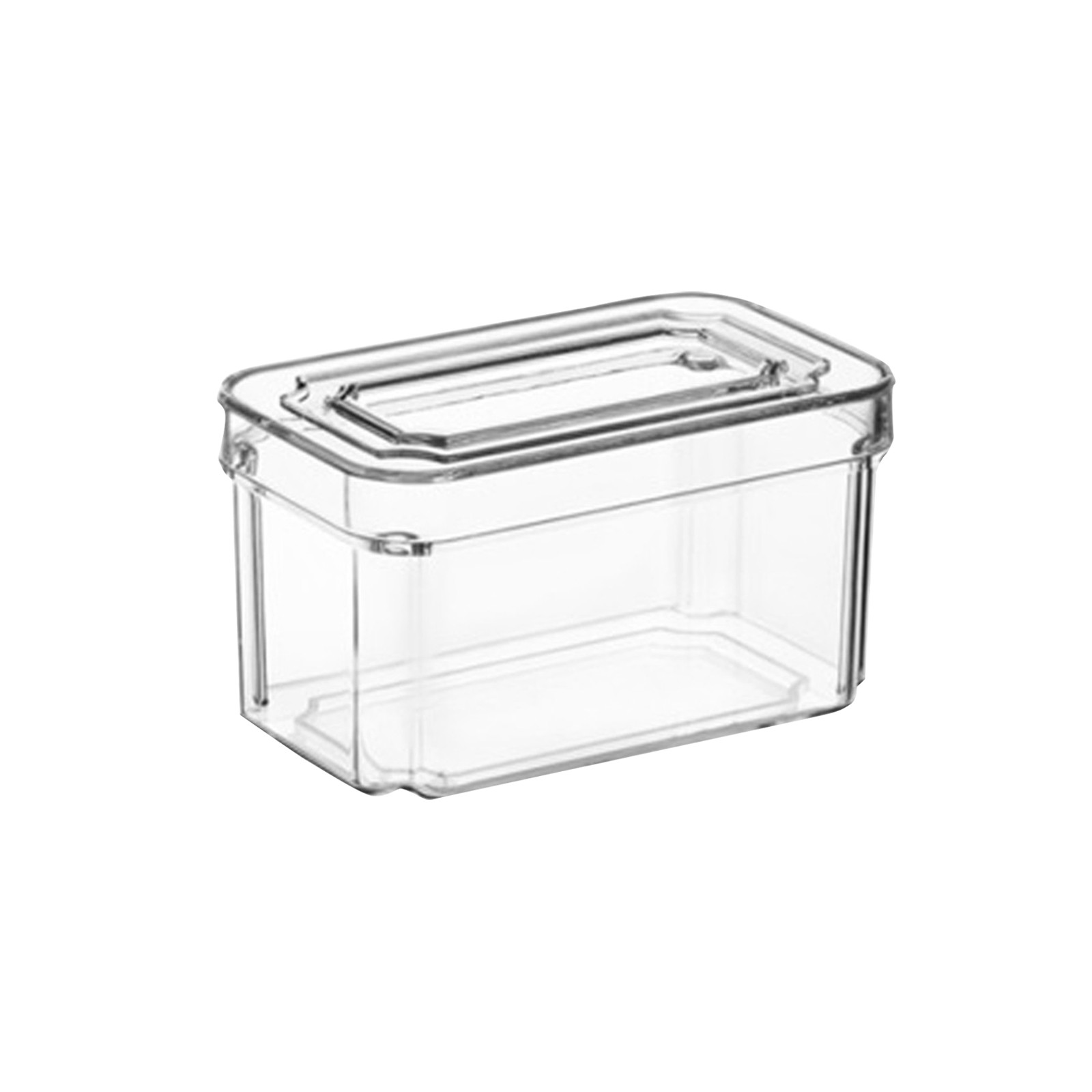 Neue Kühlschrank Organizer Behälter Stapelbare Kühlschrank Lebensmittel Lagerung Kasten Mit Griff Klar Kunststoff Speisekammer Lebensmittel Gefrierschrank Organizer Werkzeug: Gold