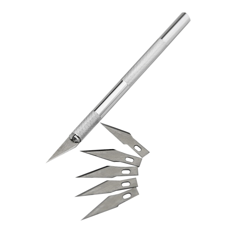 200 stk udskiftning hobbyblad reserveblade stål håndværk knivblade til gør-det-selv kunst arbejde skæring