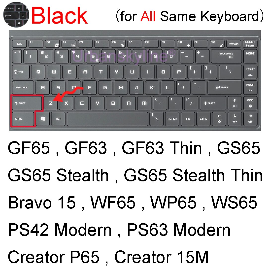 Keyboard Cover 4: Black