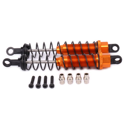 Alloy 96mm Front & Rear Shock Absorber Oil Filled Damper For Rc Model Car 1-12 Wltoy 12428 12423 0016 0017 Truck Short parts: Orange