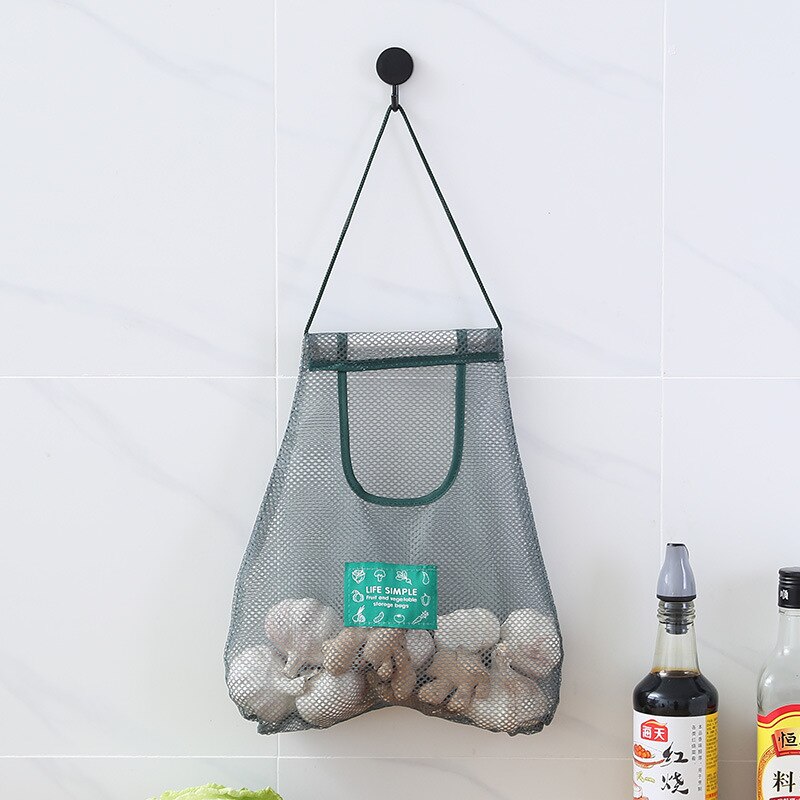 Vegetable Fruits Storage Bag Portable Reusable Grocery Bags Eco-Friendly Net Bag Onion Storage Reusable Kitchen Storage: 02