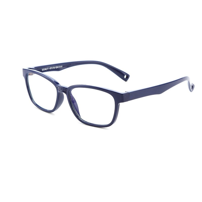 Blue Light Glasses Children Blocking Computer Eyeglasses Kids Girls Transparent TR90 Soft Silicone Frame UV400: C9