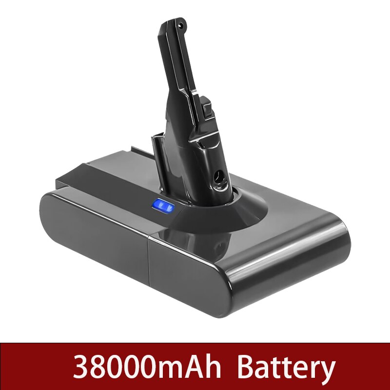 per Dyson V8 sostituzione batteria aspirapolvere portatile da pavimento 21.6V 98000mAh caricabatterie senza fili per batterie Li-ione ricaricabile: 38000mah