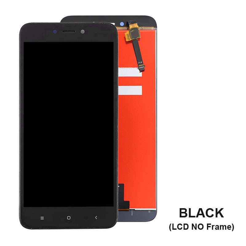 Originele Xiaomi Redmi 4X Lcd-scherm 5.0 "Touch Screen Digitizer Met Frame: Black without Frame