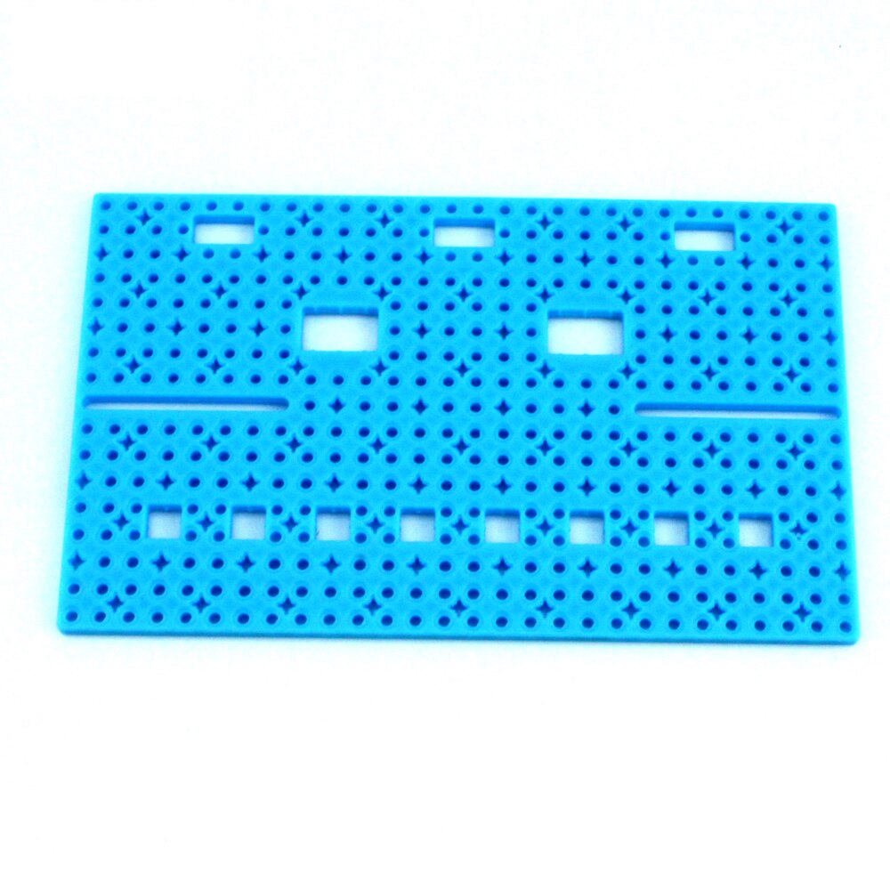 85140 skifte bord plast bord lille produktionsmateriale diy produktionstavle perforeret plast ark model materiale