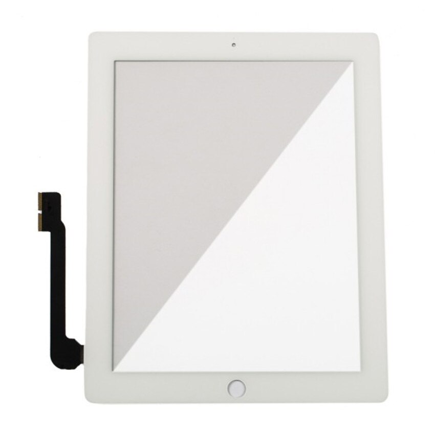 Écran tactile de remplacement pour iPad 2 3 4 assemblage de numériseur tactile avec bouton d'accueil Flex et adhésif A1416 A1430 A1403 A1458