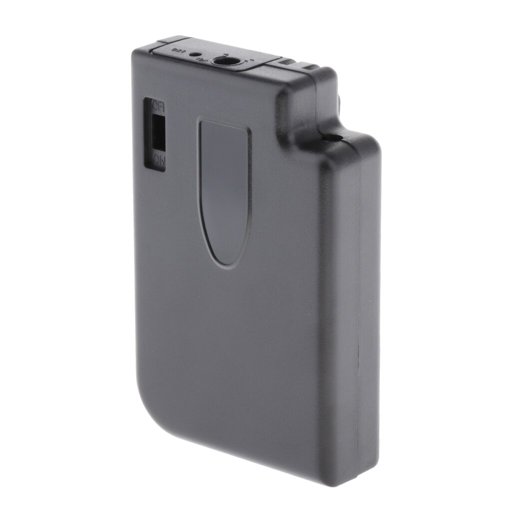 Black Mic Microphone Bodypack Transmitter Assembled Shell 6.5 X 10 X 2cm