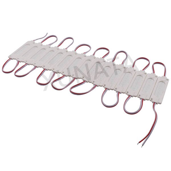 LED Modules Module Injection COB With Lens Waterproof LED Light Module For Sign Letter DC12V 2W IP65 Aluminum PCB: white