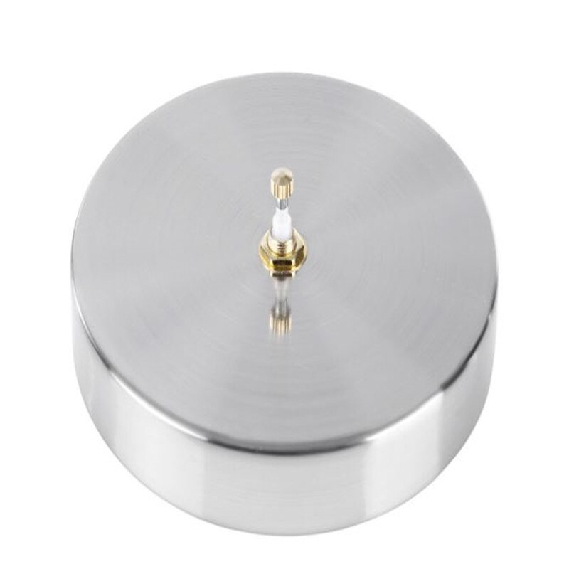 Lydløs veggklokke stille bevegelsessett klokkemekanisme deler med klokkehender diy kvarts klokke mekanisme sølv