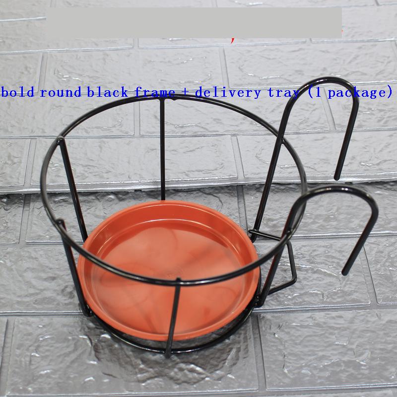 Dekor hyllor terrass dekoration saksisi salincagi stöd planta planter rek balkong balkong blomma hylla balcon plant rack: Modell a