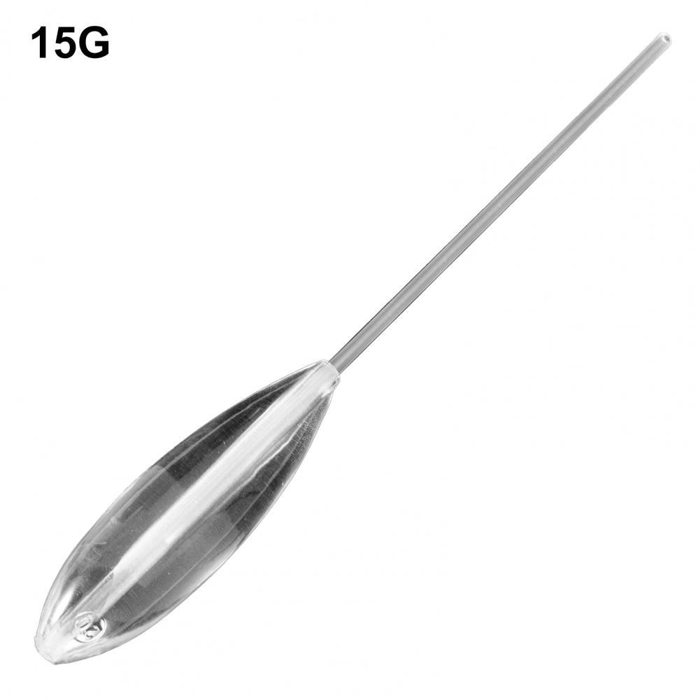 Boya de pesca ligera, boya de hundimiento, accesorio de pesca con ajuste libre, multiespecificación, buena dureza: 15g