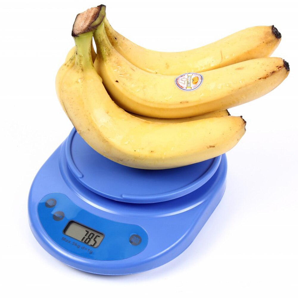 Kitchen Digital LCD Electronic Scale Food Balance Measuring Weight Tool with Removable Bowl