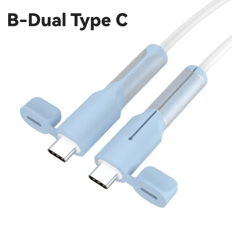 Enrouleur de câble de chargeur en Silicone souple, protecteur USB Type C, manchon de protection Anti-rupture pour Xiaomi Huawei OPPO VIVO, couverture de ligne de données