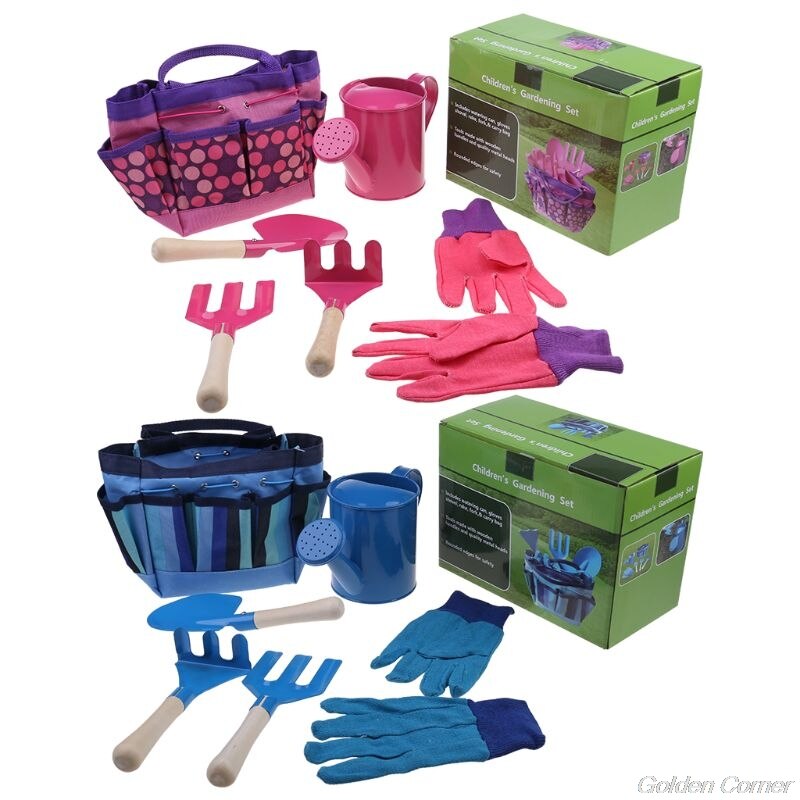 Rastrillo de pala para niños y niñas, juego de herramientas con bolsa, juguetes de , M06 21,
