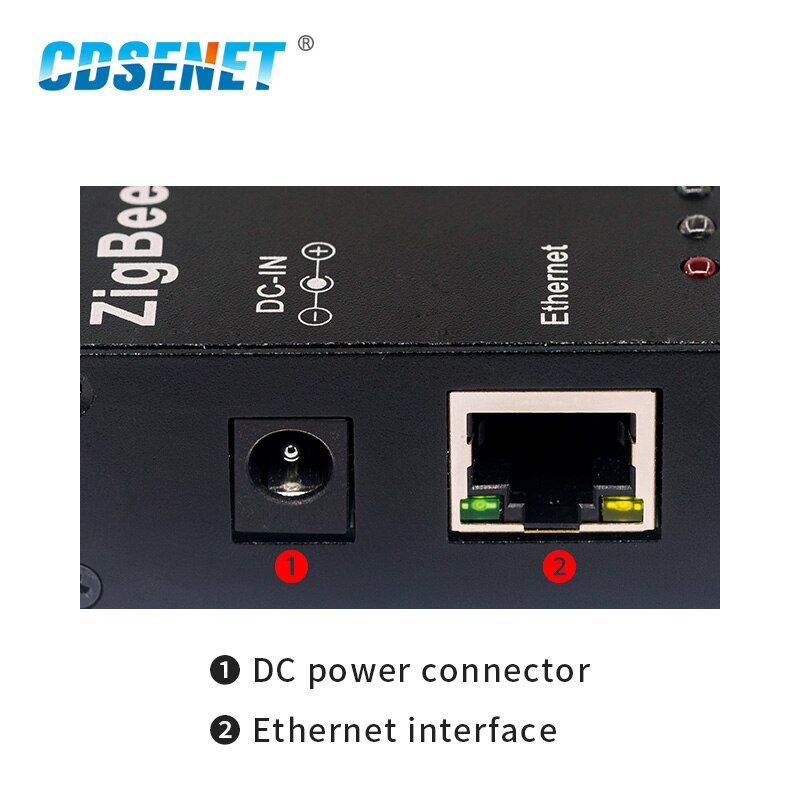 E180-DTU(ZG120-ETH) zigbee 3.0 ethernet porta maneira tcp udp soquete do servidor