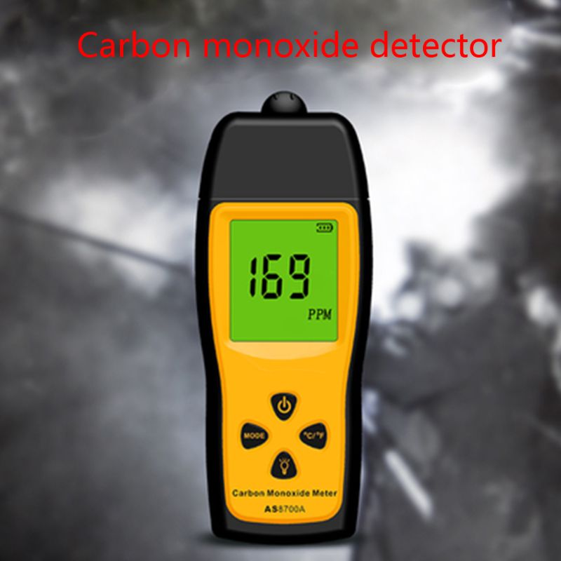 AS8700A Draagbare Co Gas Analyzers Handheld Koolmonoxide Meter Tester 28TC