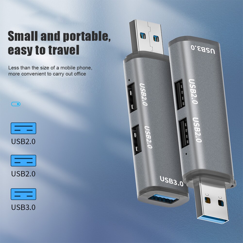 USB Hub USB 3.0 2.0 High Speed External 3 Ports USB Adapter U Disk Splitter Multi Usb Expander For Macbook Computer Laptop PC