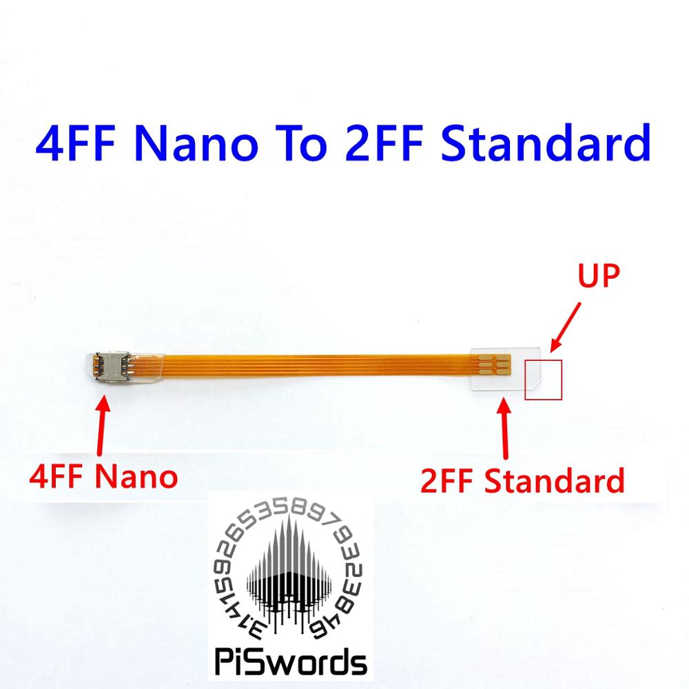 4FF Nano tarjeta SIM a 2FF Tarjeta SIM estándar convertidor de extensión