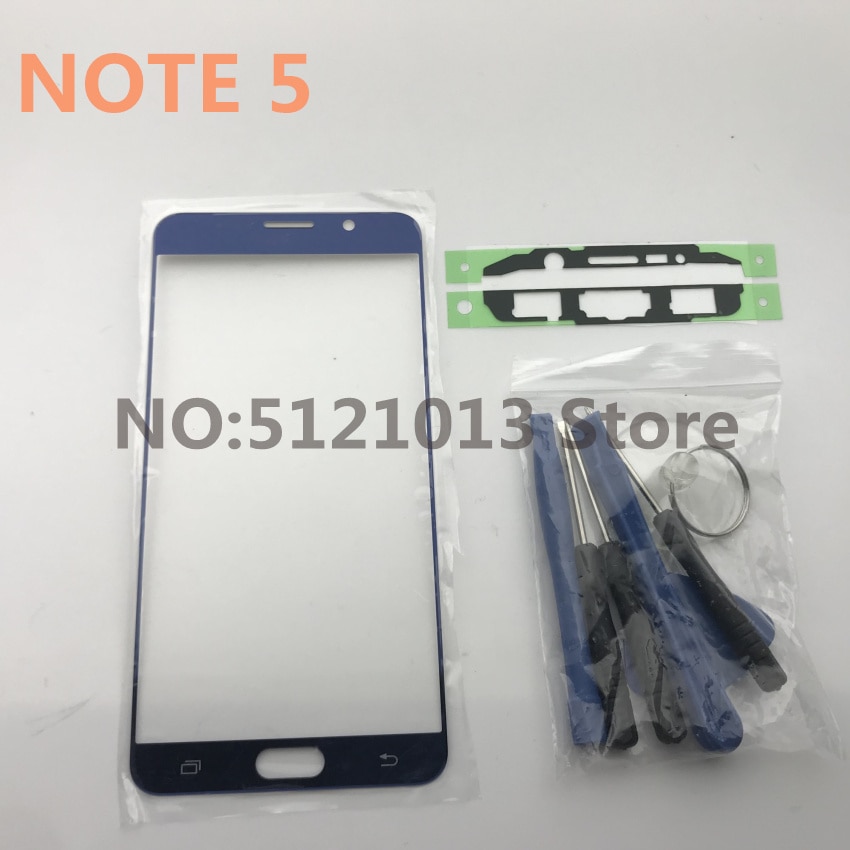 Replacement NOTE5 LCD Front Touch Screen Digitizer Outer Glass Lens For Samsung Galaxy NOTE 5 N920 N920F Repair Tools