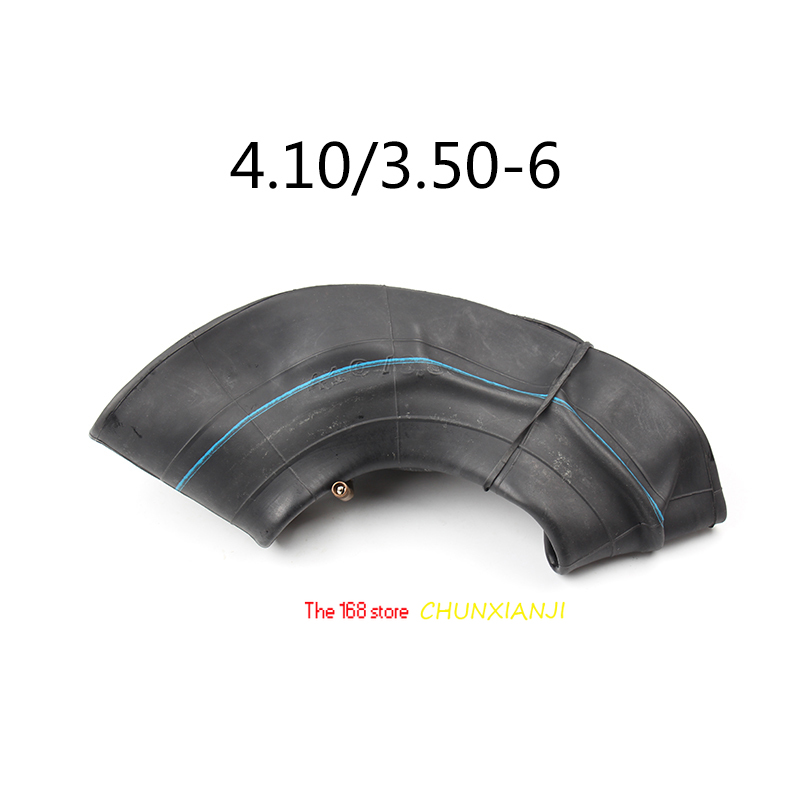 Un rayo eléctrica accesorios para scooter/4,10/3,50-6 4,10-6 4,00-6 cámaras interiores neumáticos con TR87 Metal curvado vástago de válvula